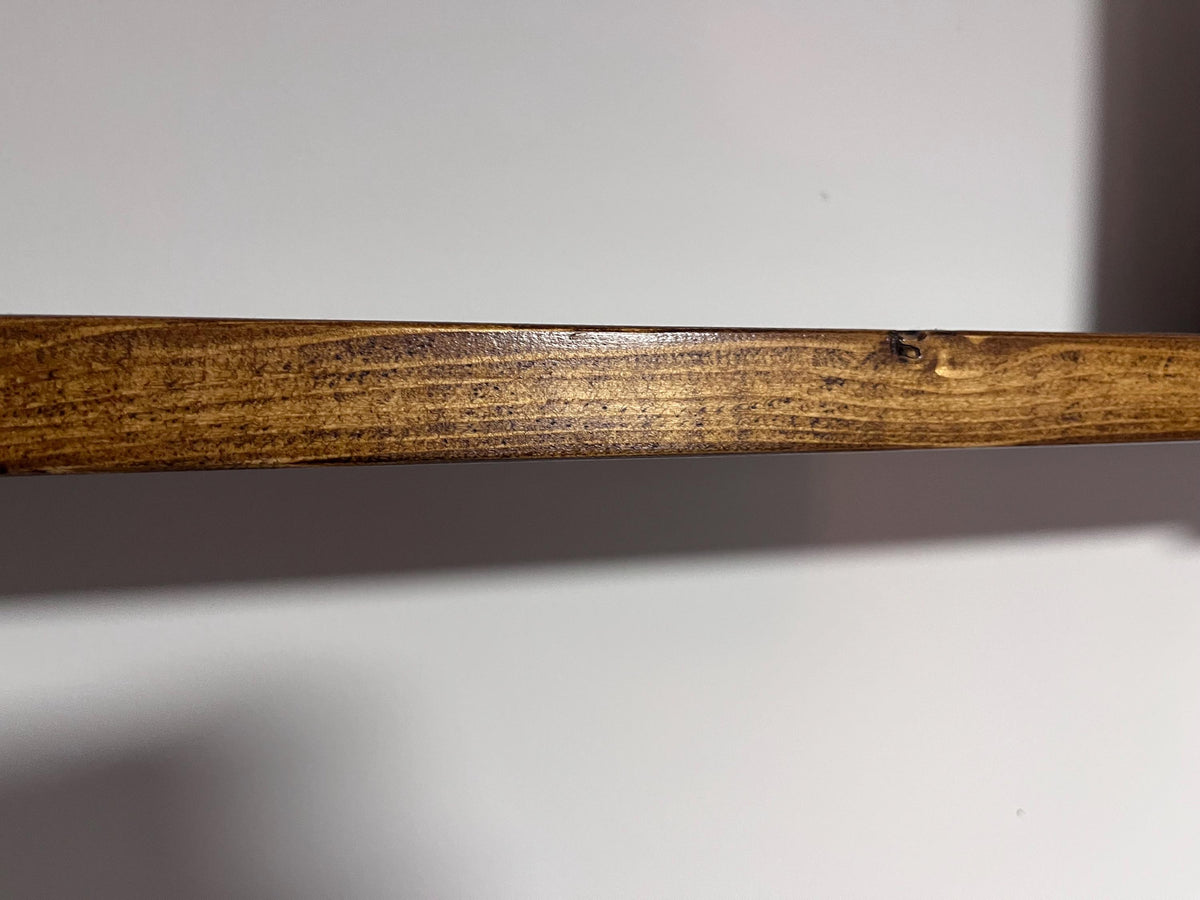 Rustic Style Wooden Radiator Shelf - Dark Oak Colour - Slimline - Multiple Lengths Available - SHELF ONLY