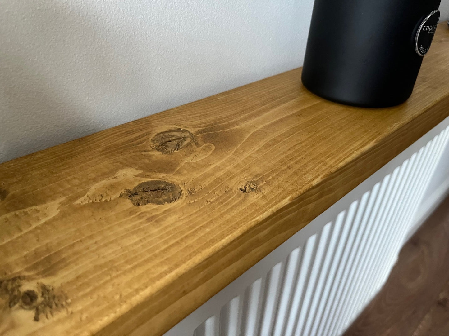 Rustic Style Radiator Shelf Solid Wood SHELF ONLY - Multiple Sizes